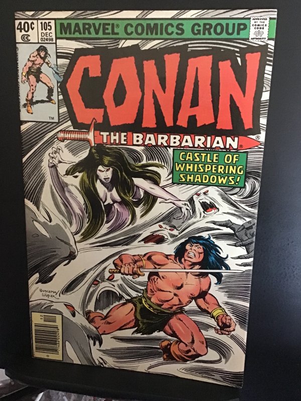 Conan the Barbarian #105 (1979) mid high grade whispering shadows! FN/VF