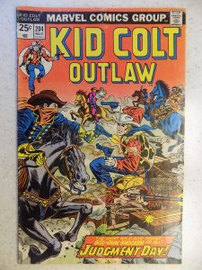 KID COLT # 204 MARVEL WESTERN ACTION ADVENTURE GUN SUB CREASE