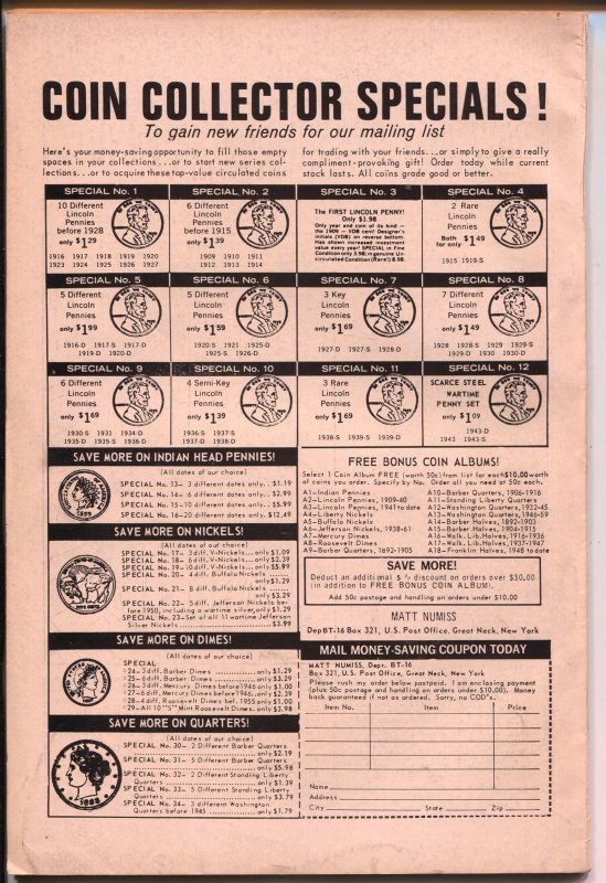 THUNDER Agents #17  1967 - Tower Comics  -VG/FN - Comic Book