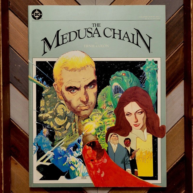 THE MEDUSA CHAIN DC Graphic Novel #3 VF- (1984) 1st Printing ERNIE COLON