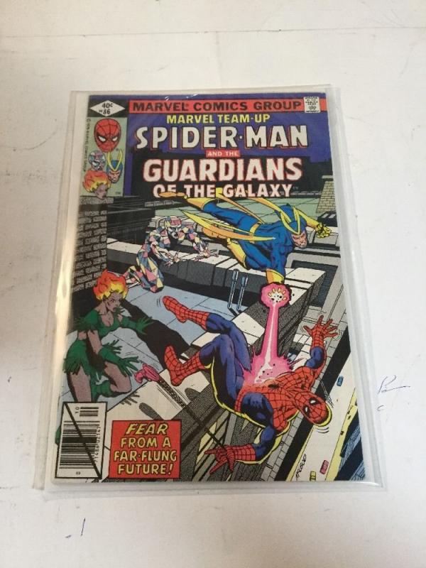 Marvel Team-up 86 Spider-man And The Guardians Of The Galaxy Nm Near Mint 9.4