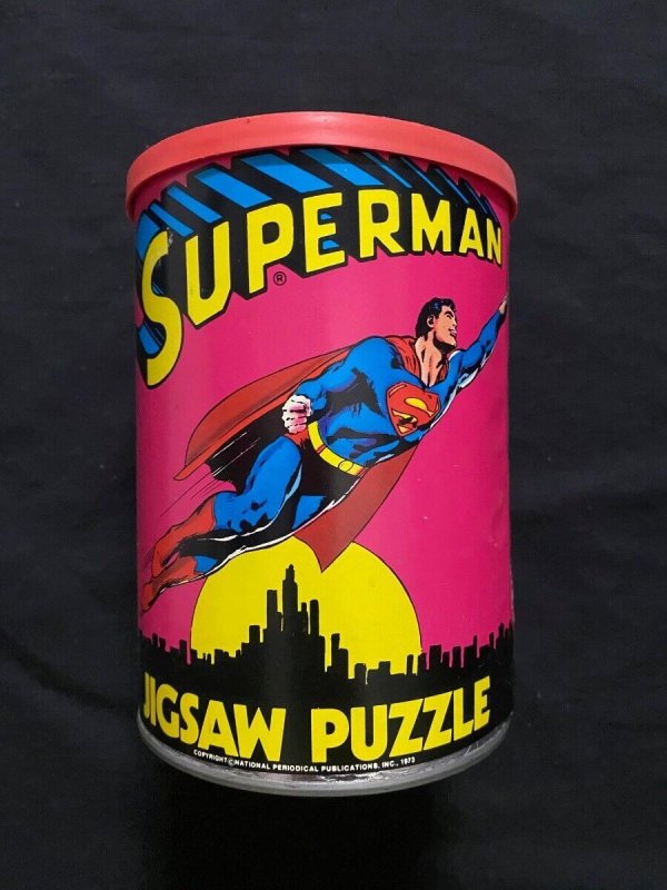 Superman 81 piece jigsaw puzzle DC Comics 1974
