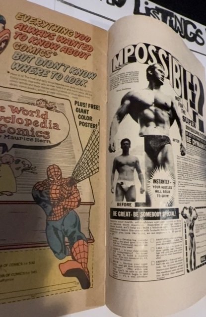 Spectacular Spider-Man #1tarantula stings twice light cover water/crease