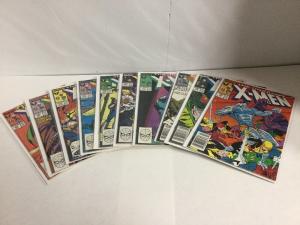 Uncanny X-Men 231-240 Lot Set Run Vf-Nm Very Fine-Near Mint Marvel Comics