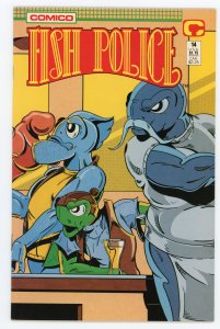 Fish Police #14 Comico VF+