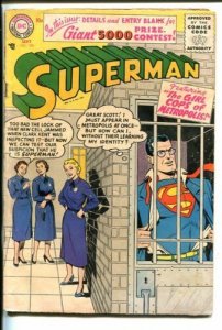 SUPERMAN-#108-SEPT 1956-RIP VAN SUPERMAN-BARGAIN COPY-fr/good 