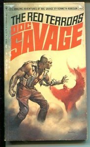 DOC SAVAGE-THE RED TERRORS-#83-ROBESON-G-BORIS VALLEJO-1ST EDITION G