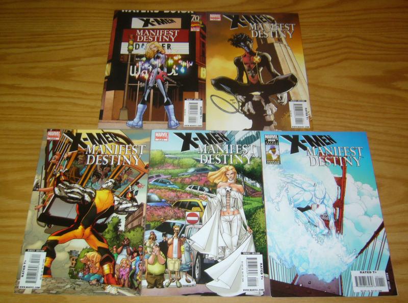 X-Men: Manifest Destiny #1-5 VF/NM complete series MIKE CAREY marvel comics set