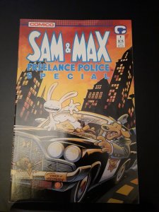 SAM AND MAX FREELANCE POLICE SPECIAL  #1 VF Comico JANUARY 1989 