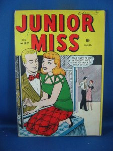 JUNIOR MISS 33 VG BELL FEATURES CANADA 1948 GOLDEN AGE