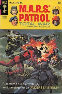 M.A.R.S. Patrol Total War #8 VG ; Gold Key | low grade comic MARS February 1969