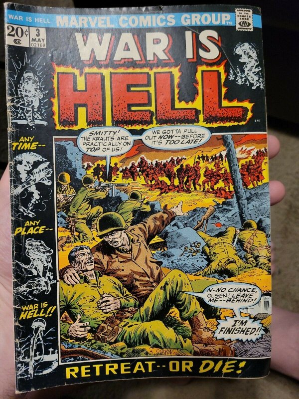 War is Hell #3 (1973) Marvel FN Comic Book