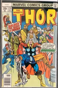 Thor #274 Newsstand Edition (1978, Marvel) Death of Balder the Brave. NM