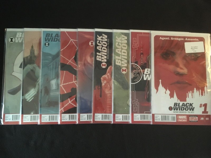 BLACK WIDOW #1-17, 19 VFNM Condition