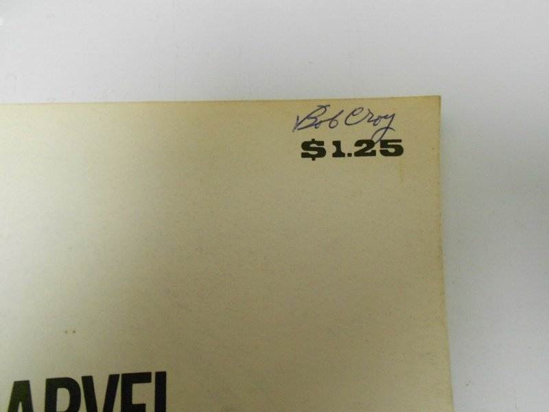 1973 MARVEL COLLECTOR'S HANDBOOK #1 VF- Kirby Fantastic Four Checklist RARE