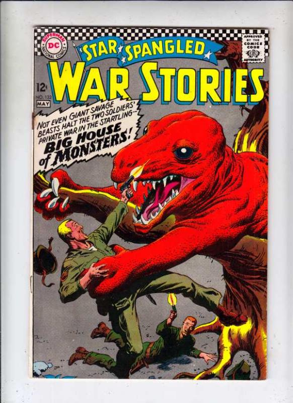 Star Spangled War Stories #132 (May-67) VG+ Affordable-Grade Dinosaur