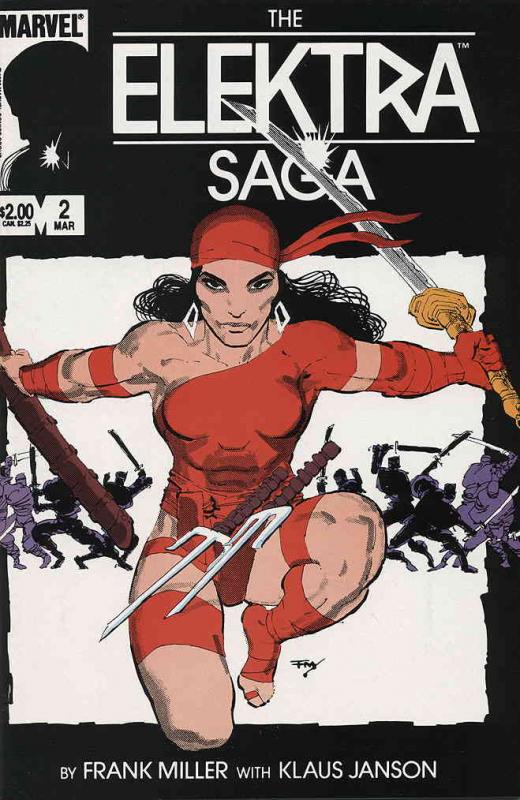 Elektra Saga, The #2 VF ; Marvel | Frank Miller
