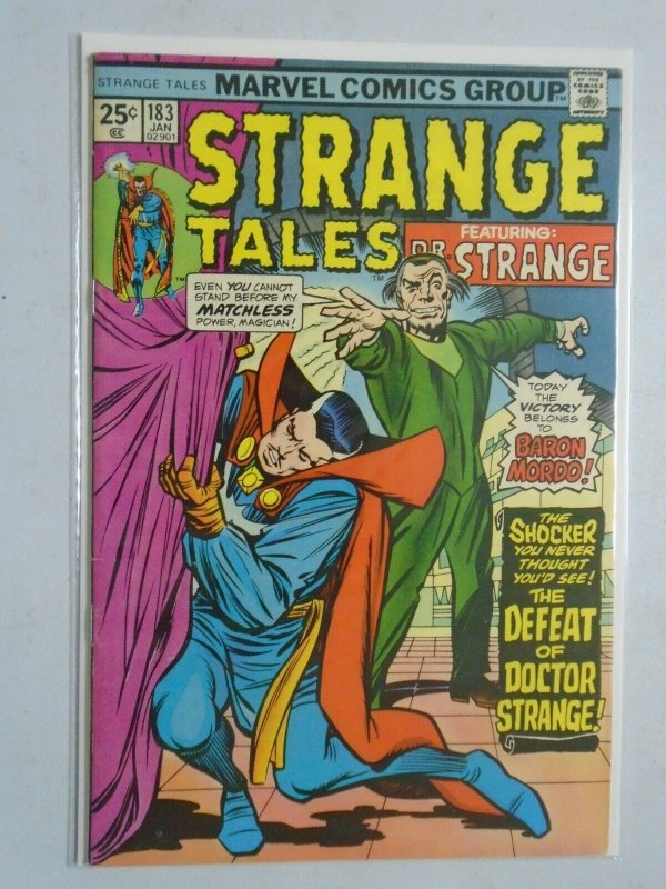 Strange Tales #183 featuring Dr. Strange 6.0 FN (1976)