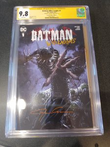 BATMAN WHO LAUGHS #1 CGC 9.8 SS CLAYTON CRAIN SCORPION COMICS COVER A VARIANT