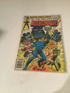 Micronauts 1 Vg Very Good 4.0 Marvel 