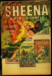 Sheena #18 1952-USED IN POP-Fiction House Jungle Comic FR