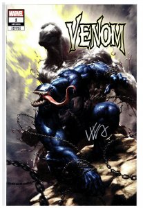 VENOM #1 KENDRICK 'KUNKKA' LIM TRADE/PURE ART VIRGIN VARIANT SIGNED W/COA NM.