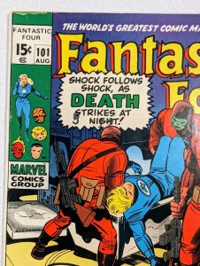 FANTASTIC FOUR #101 FN 6.0 LAST JACK KIRBY ISSUE