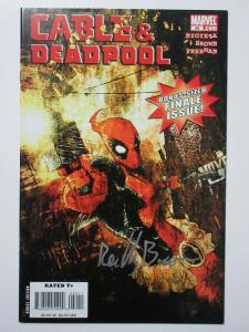 Cable & Deadpool (Marvel 2008) Signed by Reilly Brown Final Issue of Series