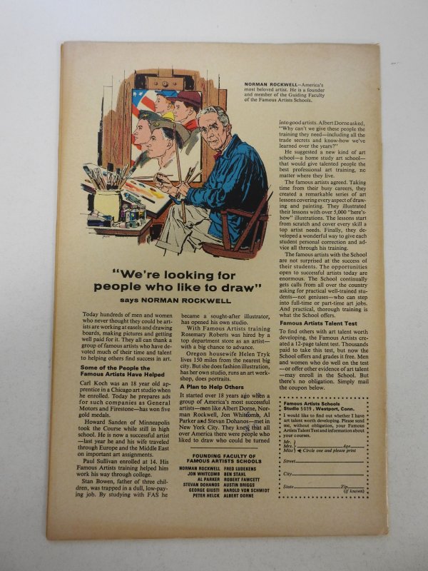 Fantastic Four #53 (1966) VG+ Condition cover detached bottom staple, stamp fc