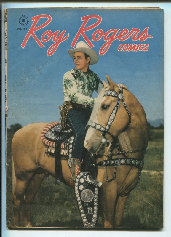 Roy Rogers-Four Color Comics #153 1947-The Mad Marksman-P
