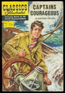 CLASSICS ILLUSTRATED #117 HRN 118-CAPTAIN COURAGEOUS VG/FN