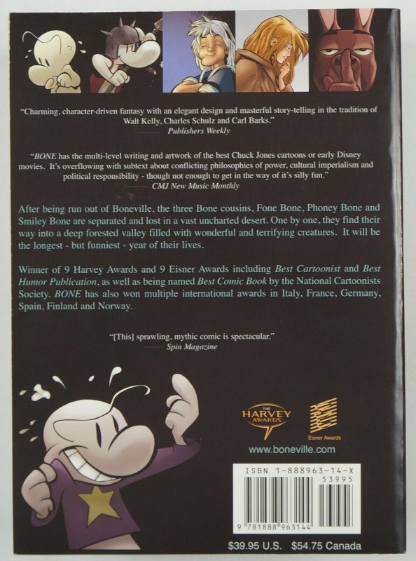 Bone: One Volume Edition TPB VF/NM collects entire series 1ST PRINT jeff smith 