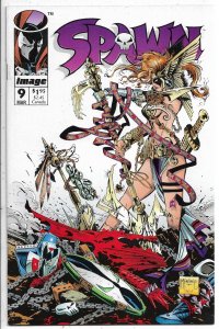 Spawn #9 Image 1993 Todd McFarlane  1st Appearance Angela & Medieval Spawn n183x 