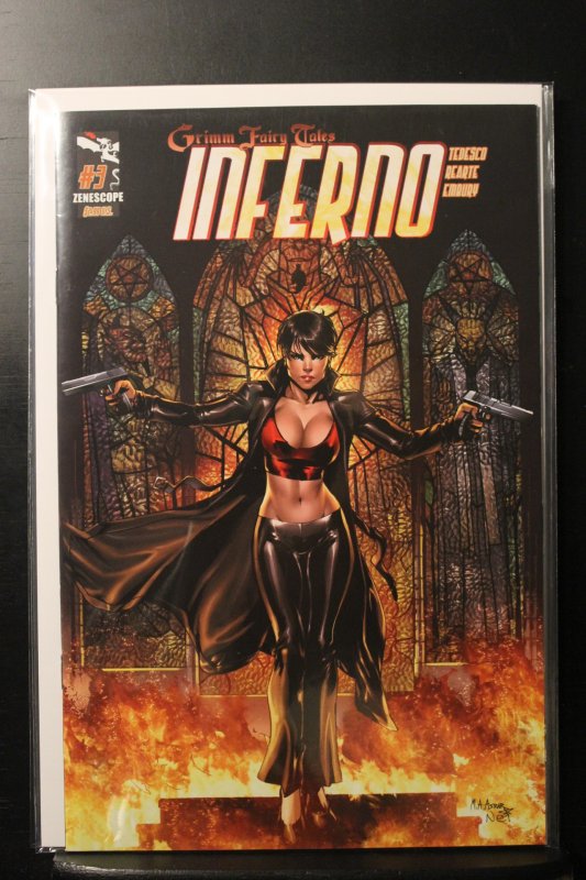 Grimm Fairy Tales: Inferno #3 Cover A - Mahmud Asrar (2010)