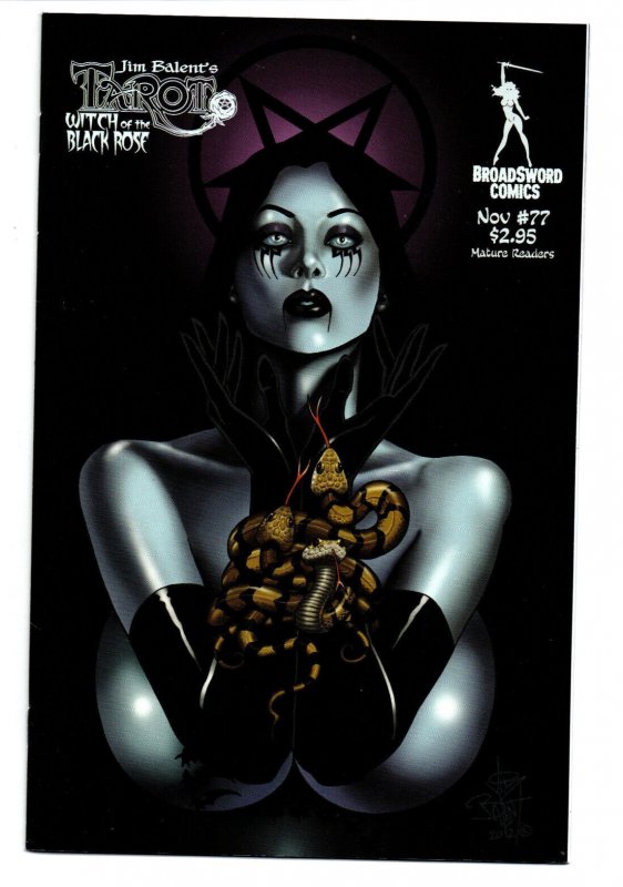 Tarot Witch of the Black Rose #77 A Cover - Balent - Broadsword - 2012 - NM