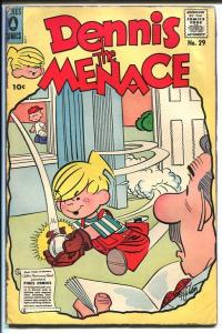 DENNIS THE MENACE #29-HANK KETCHUM ART-BASEBALL COVER-1958-vg