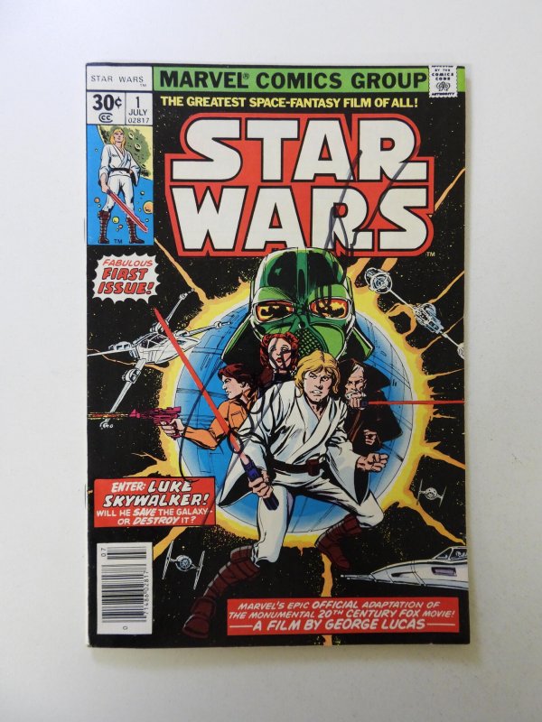 Star Wars #1 (1977) 1st print signed front cover no cert VF condition