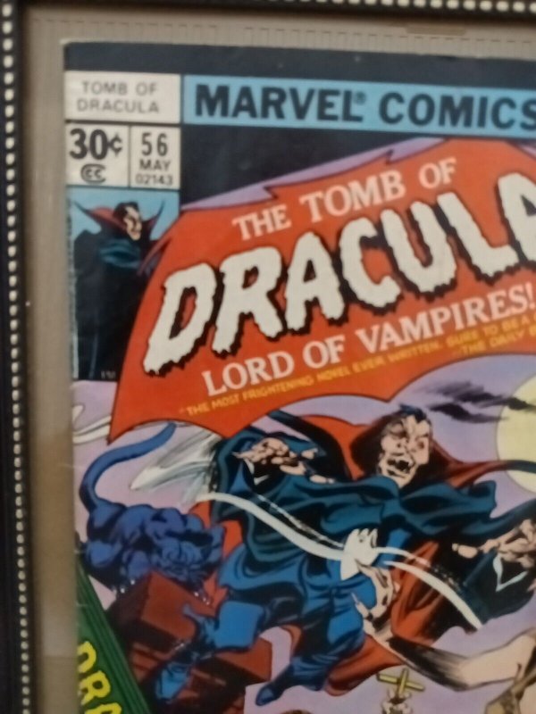 Tomb Of Dracula #56 Marvel Comics 1977 Blade Vampire Horror. P04