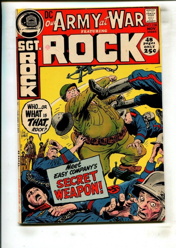 OUR ARMY AT WAR #238 (4.5) KUBERT!! 1971