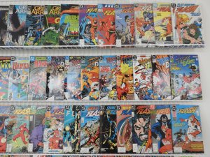 Huge Lot of 180+ Comics W/ Flash, Green Arrow, Hawkman Avg. FN- Condition!