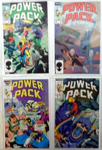Power Pack Lot of 4 #12, 16, 28, 36 (1985) Marvel Comics 8.5 VF+ Comic Books