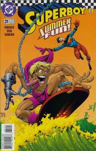 Superboy (3rd Series) #31 VF ; DC | Surfing Cover