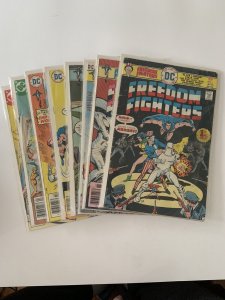 Freedom Fighters 1-15 Lot Run set VG To FN Dc