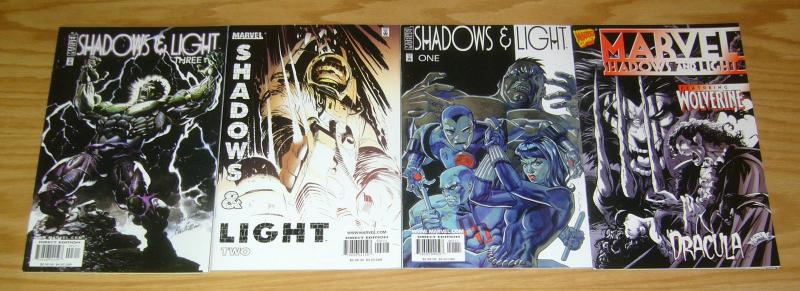 Shadows & Light #1-3 VF/NM complete series + one-shot - wrightson starlin marz