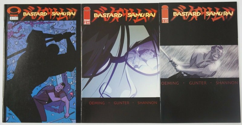 Bastard Samurai #1-3 VF/NM complete series MICHAEL AVON OEMING image comics 2002