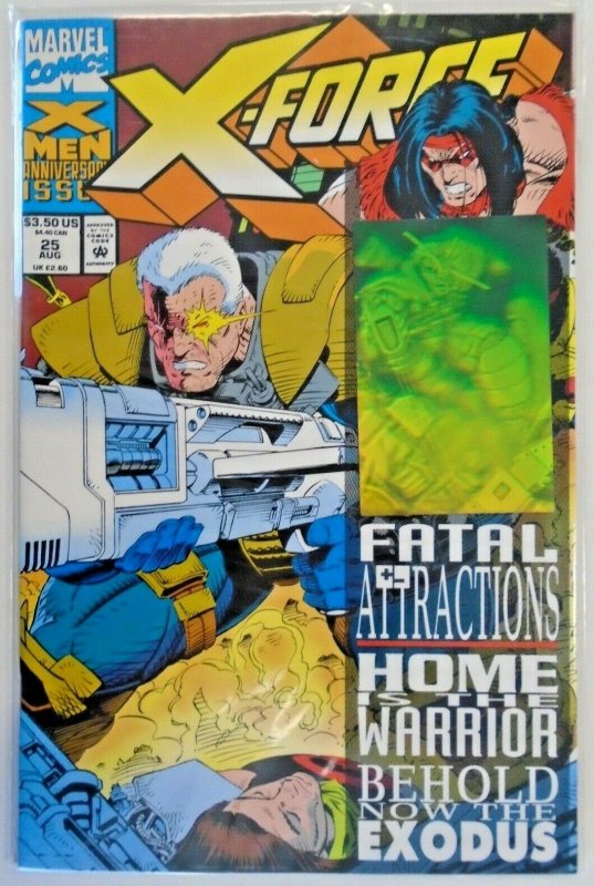 *X-Force v1 #1-25, 2nd Deadpool, 1st Domino, Cable Card (25 books) - HIGH GRADE