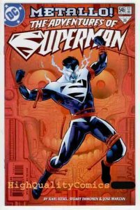 ADVENTURES of SUPERMAN #546, NM+, Clark Kent, 1997, Metallo, more in store