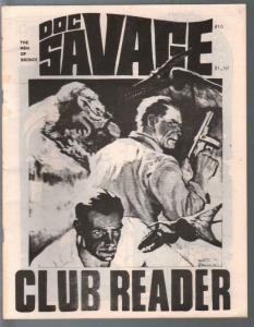Doc Savage Club Reader #10  3/1980-Doc Savage info-pulp heroes-FN