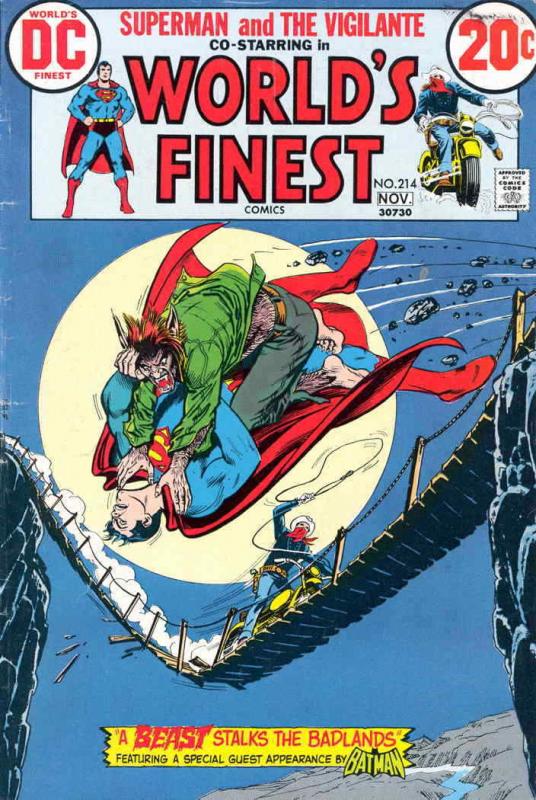 World’s Finest Comics #214 FN; DC | save on shipping - details inside