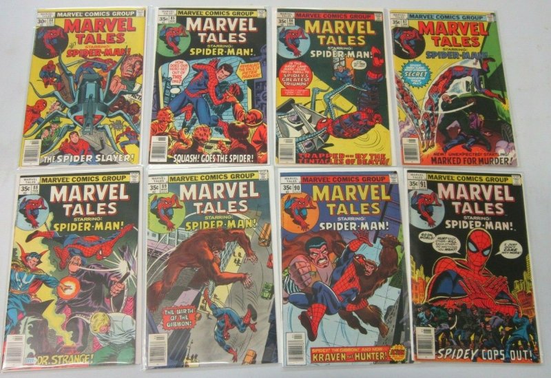 Marvel Tales starring:Spider-Man :#76-97 21 diff avg 5.0 range 4.0-6.0 (1977+78)